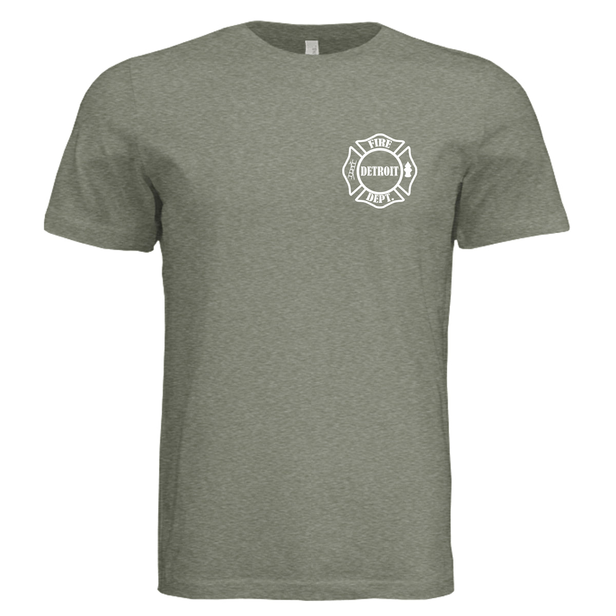 Military Green Triblend - 3413C - FRONT