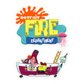 Firebob Manpants Sticker